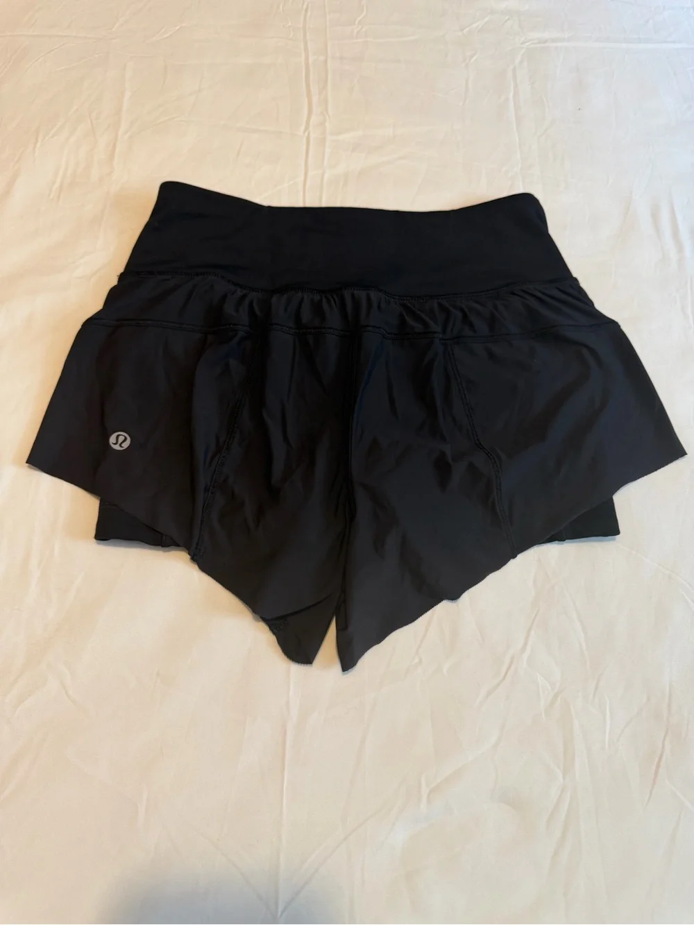 Lululemon Women’s Black Athletic Layered Running Shorts